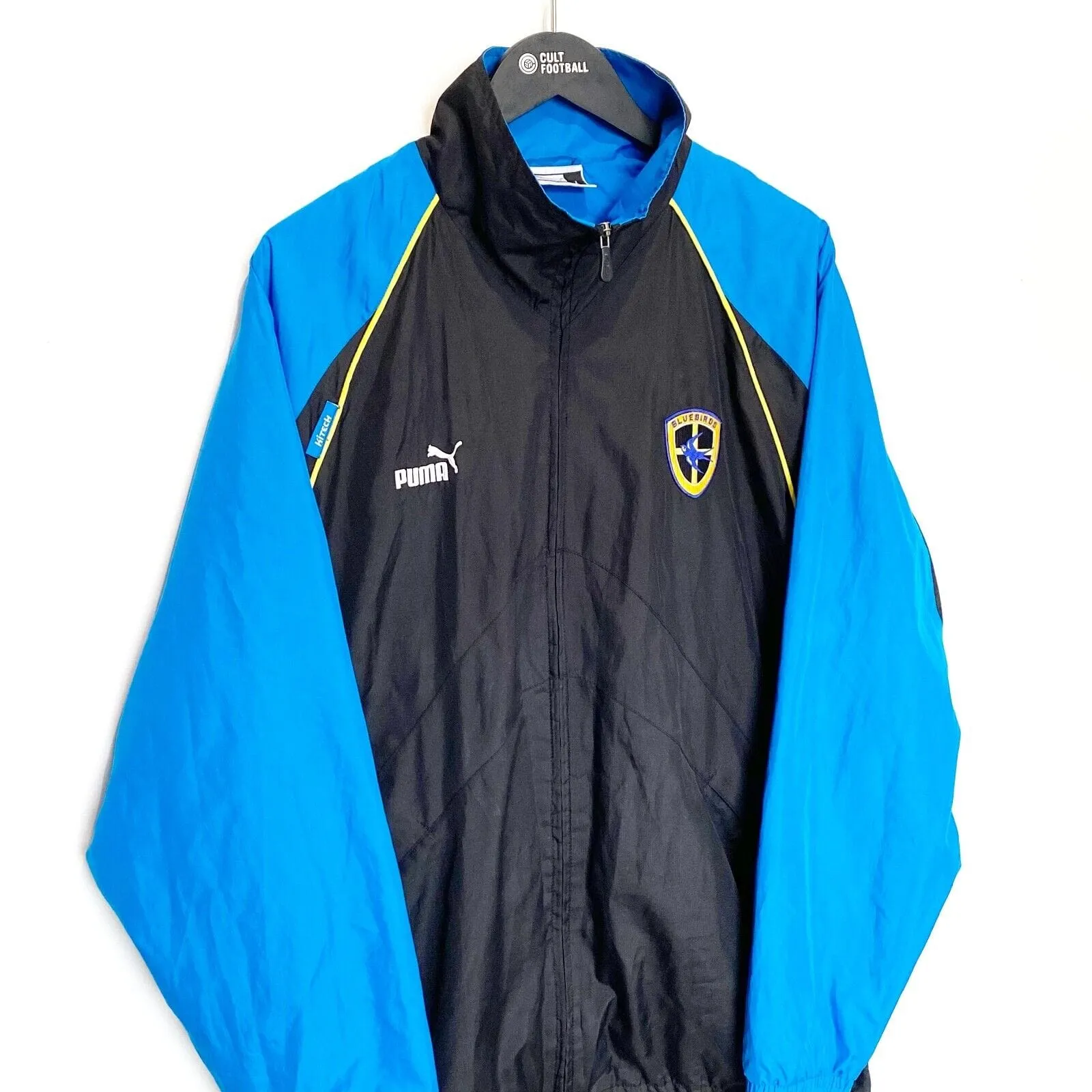 2000's CARDIFF CITY Vintage PUMA Football Tack Top Jacket (L)
