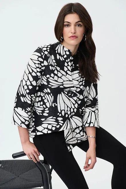 Butterfly Print Jacket - JOSEPH RIBKOFF 231257