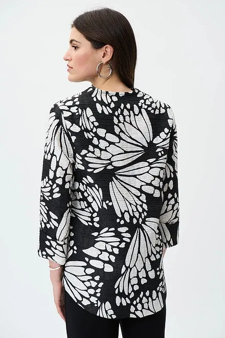 Butterfly Print Jacket - JOSEPH RIBKOFF 231257