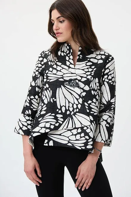 Butterfly Print Jacket - JOSEPH RIBKOFF 231257
