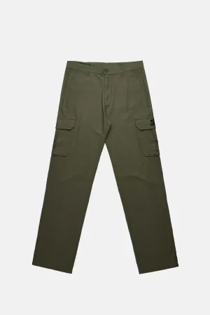 Logo Cargo Pants Army Green