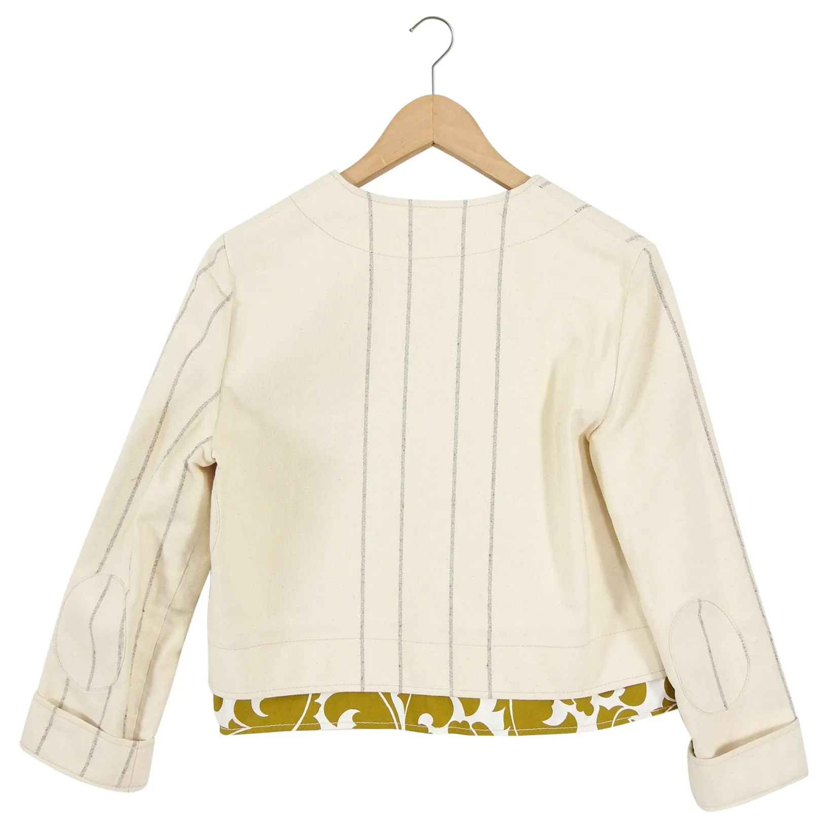 Marni Canvas Striped Toggle Short Jacket - 6