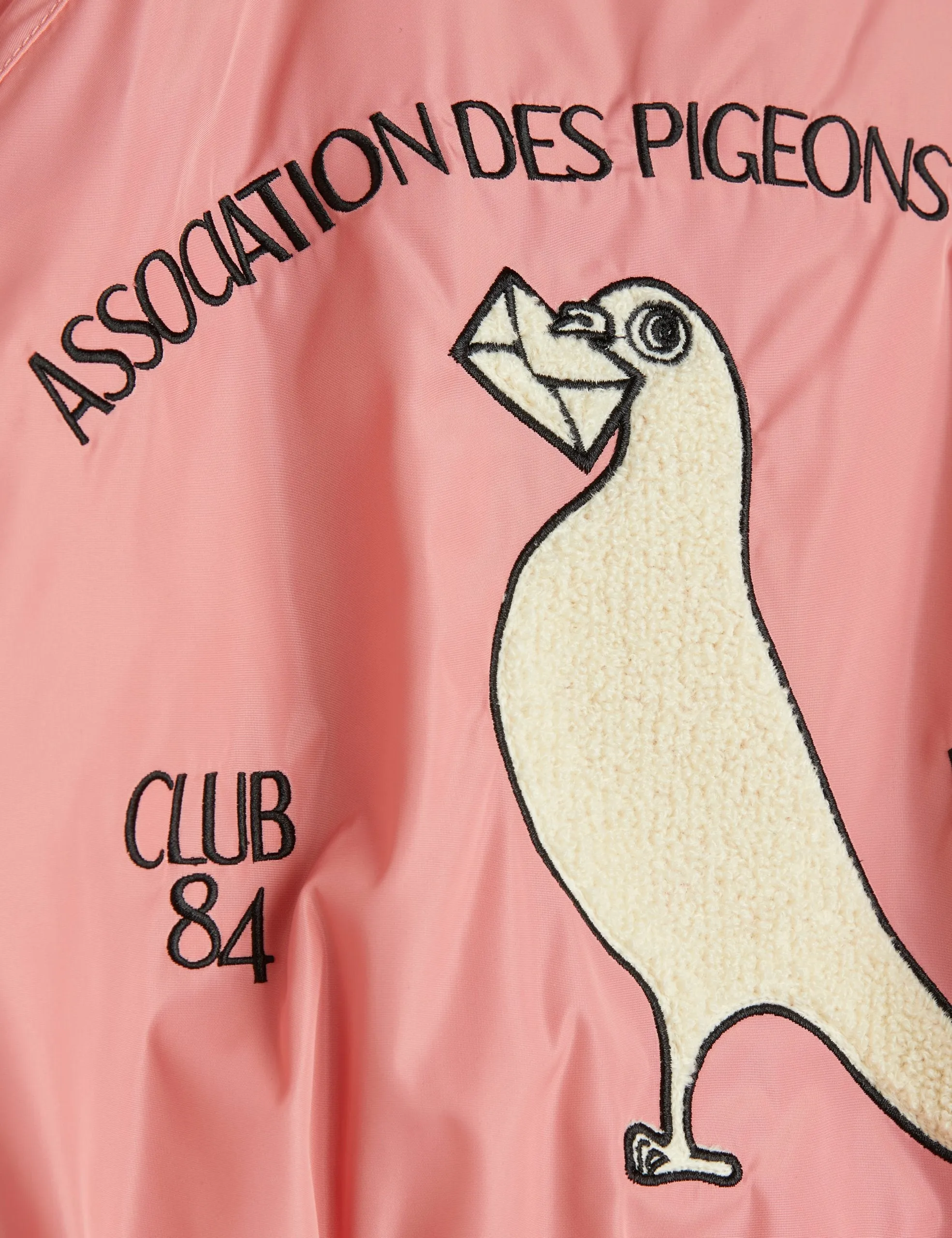 Mini Rodini Pigeons Woven Basketball Jacket
