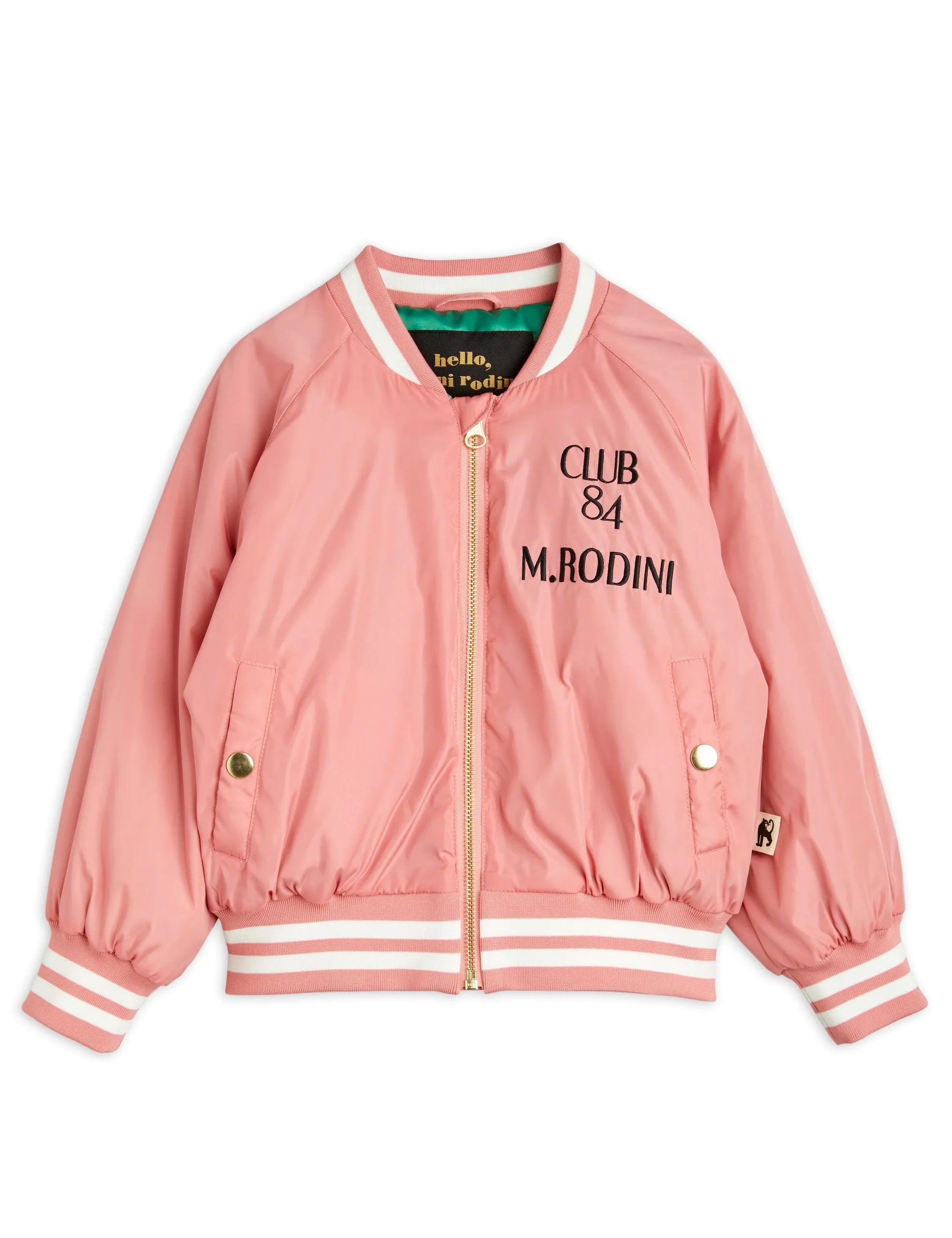 Mini Rodini Pigeons Woven Basketball Jacket