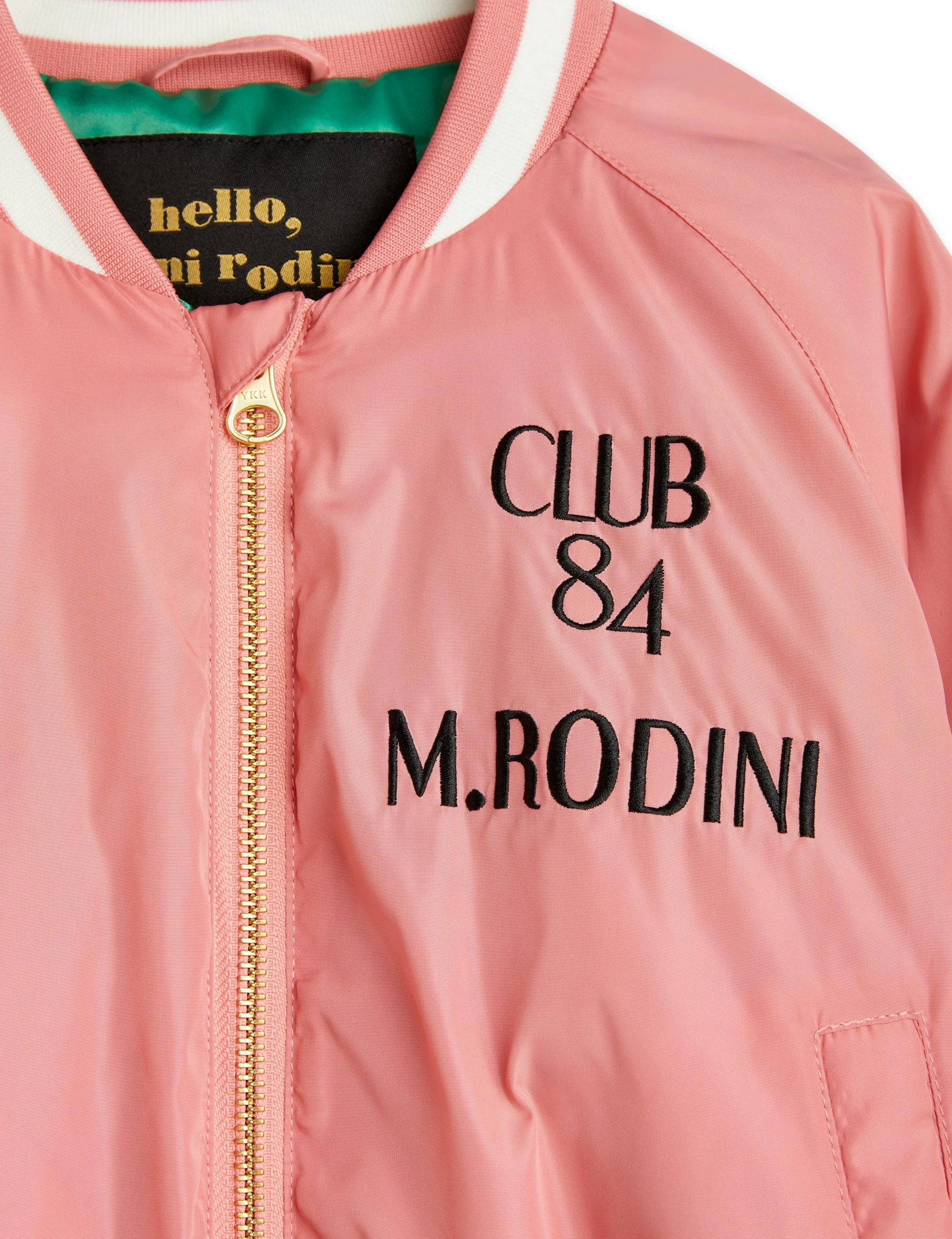Mini Rodini Pigeons Woven Basketball Jacket