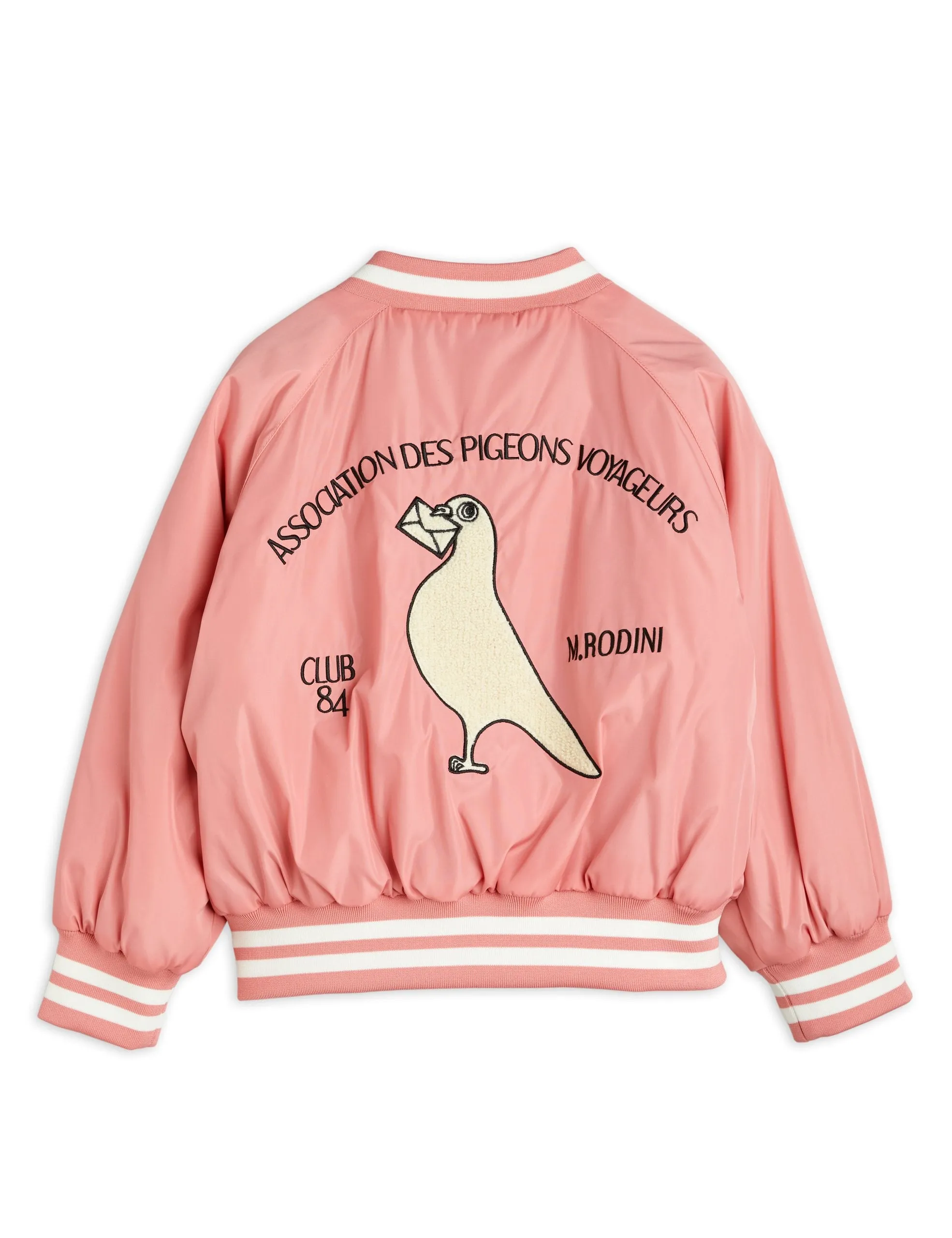 Mini Rodini Pigeons Woven Basketball Jacket
