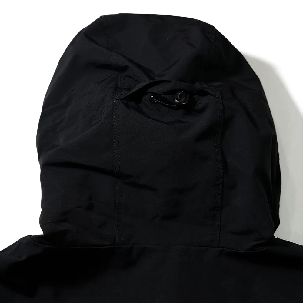 MMM HF WINDBREAKER HOODED JACKET BLACK
