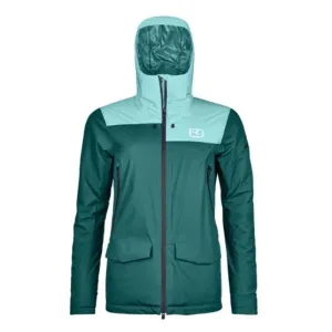 Ortovox 2L Swisswool Sedrun Jacket Wm'S Pacific Green