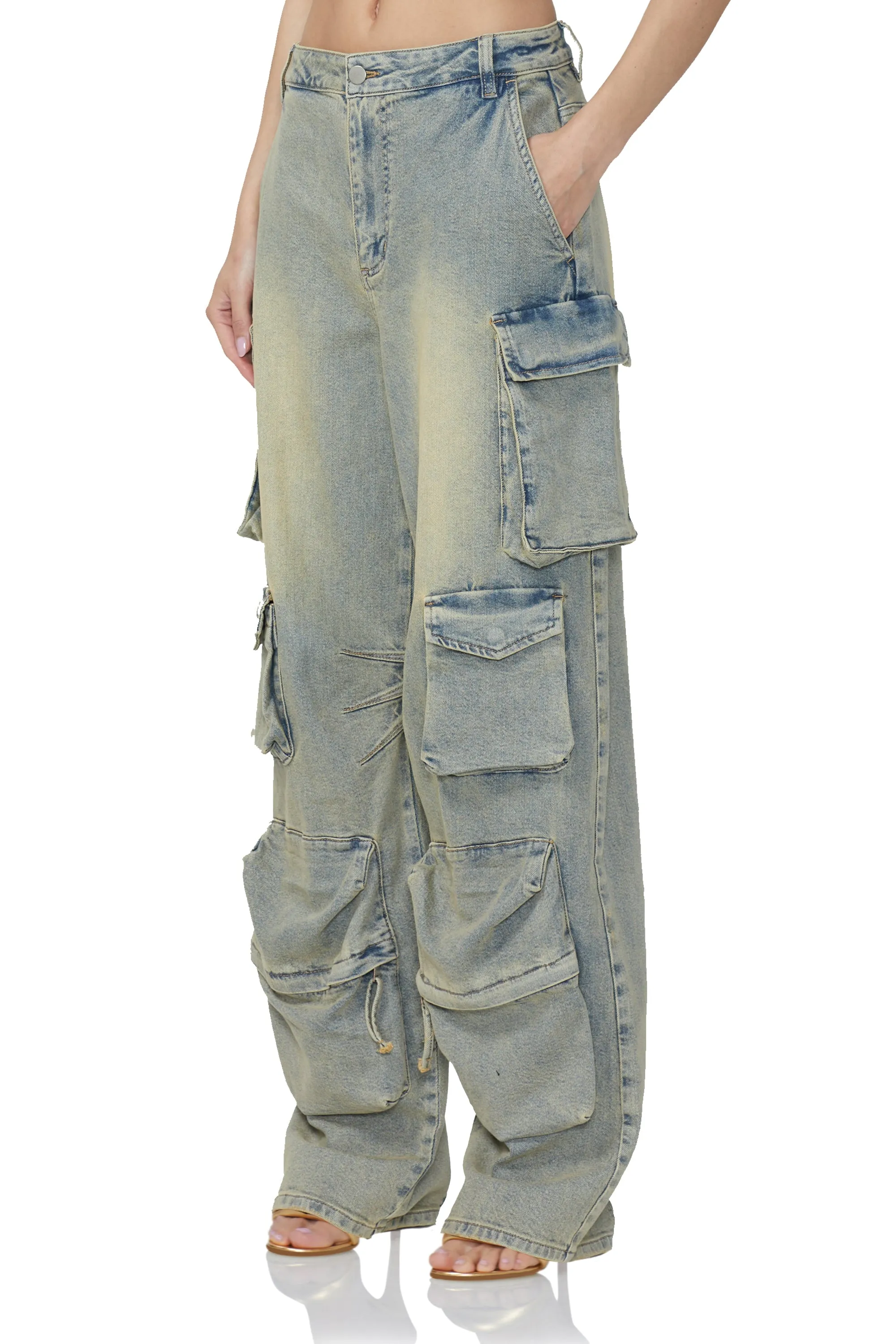 Parker Baggy Cargo Pant - Mellow Tint Wash