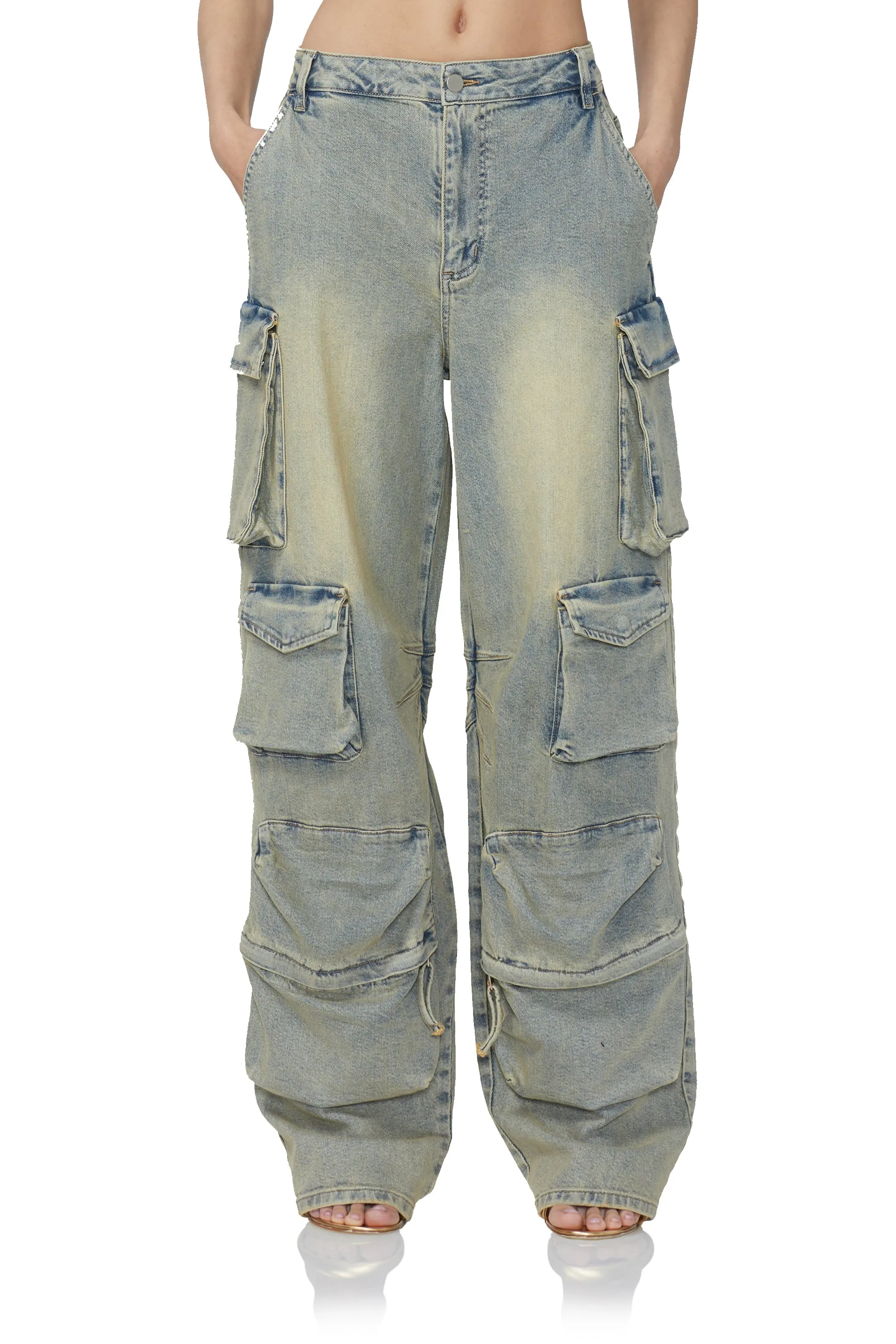Parker Baggy Cargo Pant - Mellow Tint Wash
