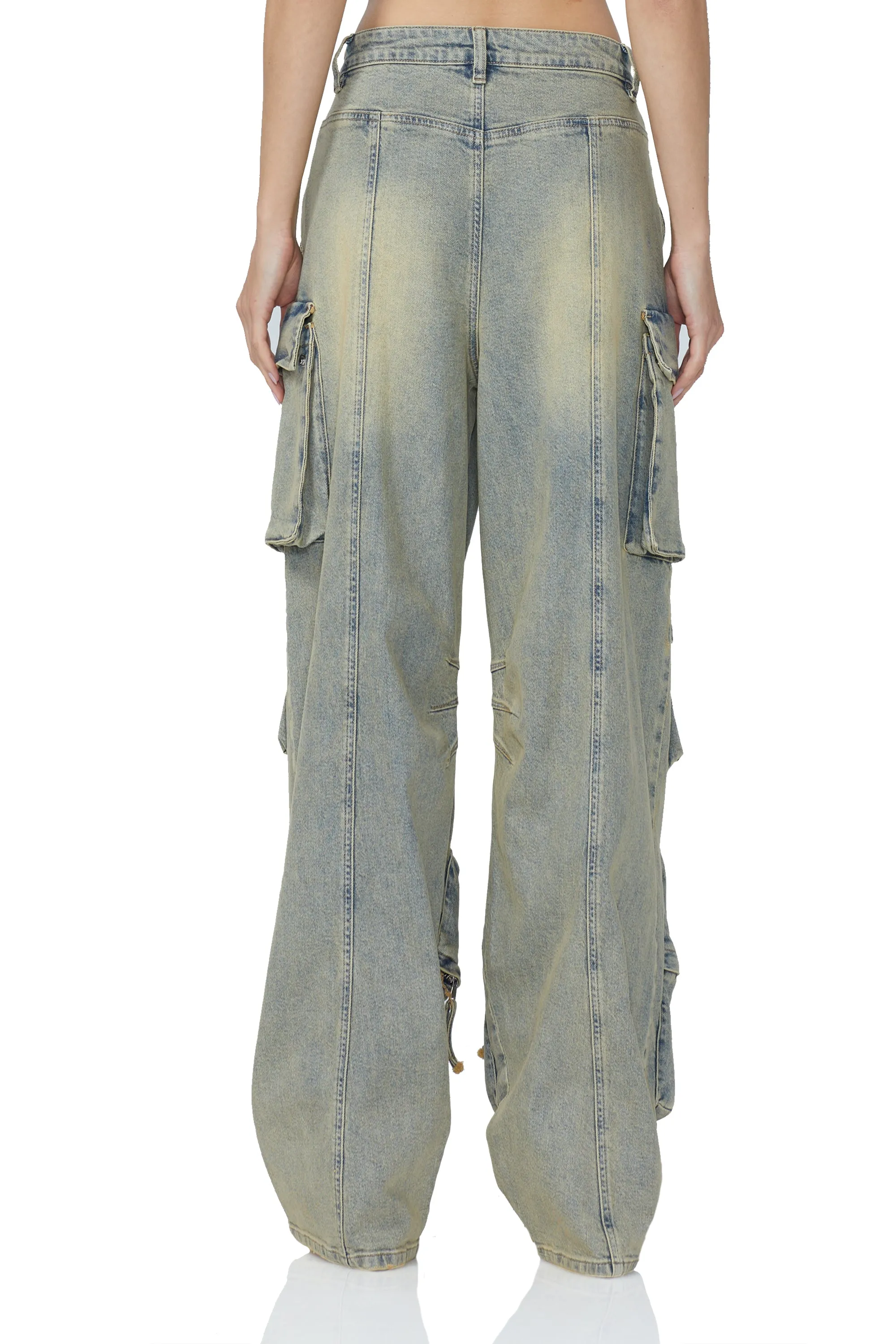 Parker Baggy Cargo Pant - Mellow Tint Wash