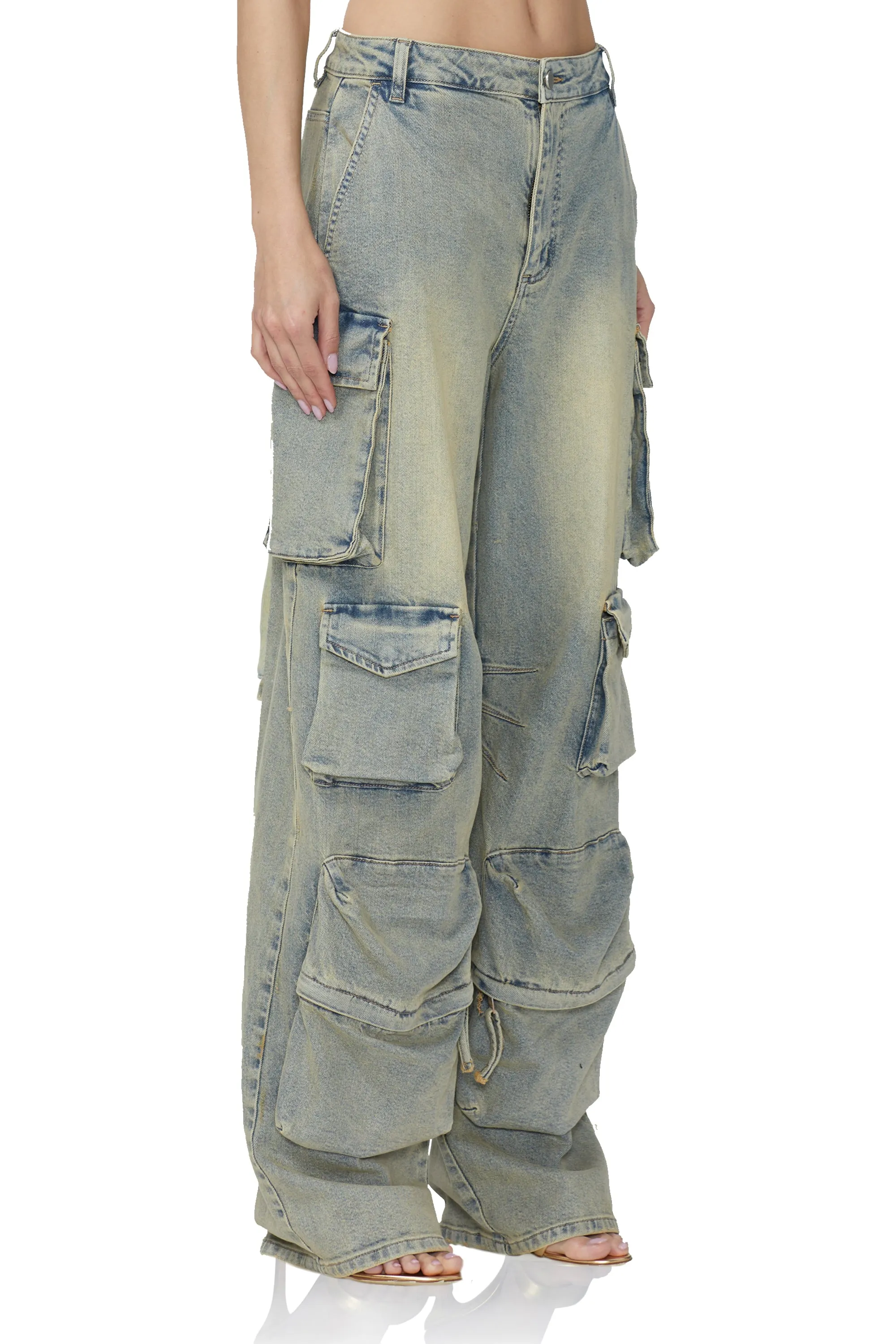 Parker Baggy Cargo Pant - Mellow Tint Wash