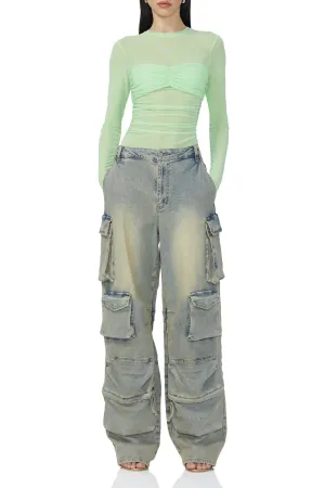 Parker Baggy Cargo Pant - Mellow Tint Wash
